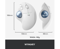 LOGITECH M575 Ergo Trackball biała 910-005870 - 631354 - zdjęcie 14